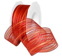 Morex Ribbon 80140/20 - 609 - Cinta de poliéster máscara, Tubo, 1 1/2 "x 22 m, Color Rojo