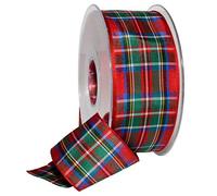 Morex Ribbon Cinta de Edimburgo, 3,8 cm x 27 m, Royal Stewart