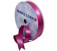 Morex Ribbon Cinta, poliéster, magenta, 5/8 pulgadas por 10 yardas