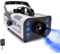 MORFIT - Máquina de humo led de 1200 W, 5600 CFM, luces led con 6 niveles, con protección de seguridad y mando a distancia, para fiestas, bodas, Navidad, Halloween, inventario alemán