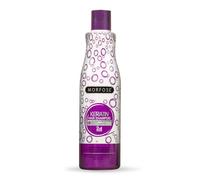 Morfose Champú de queratina para cabello dañado y procesado, suavidad sedosa, suavidad y fuerza, fórmula sin sulfatos y sin parabenos para un cabello sano y hermoso, (mediano, 500 ml)
