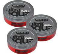 Morfose Rojo Ultra Aqua Pelo Gel Cera Extra Brillante pro-Style (3er Pack) 175ml