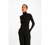 Morgan Mentos, Camisa para Mujer, Negro (Black - Black), S