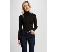 Morgan Jersey manga larga con cuello de tortuga Negro M