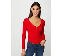 Morgan Jersey manga larga detalle cremallera Rojo XS