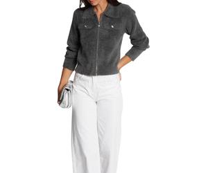 Morgan 232-mdomi - Pull-Over para Mujer, Gris Oscuro, XS