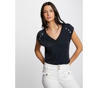 Morgan Camiseta de manga corta Azul Marino M