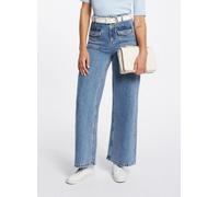 Morgan Vaqueros 241-PWIDE cintura alta y pierna ancha Double Stone Talla 38 Mujer