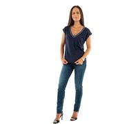 Morgan 242-daya Camiseta, Azul Marino, XS para Mujer