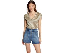 Morgan 242-daya1 Camiseta, Dorado, XS para Mujer