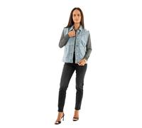 Morgan 242-gak Chaqueta Vaquera sin Mangas, Azul, 55 para Mujer