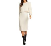 Morgan 242-rmona Vestido, Marfil, XL para Mujer