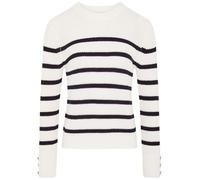 Morgan 251-mishak Pull, Off White/Marine, S para Mujer