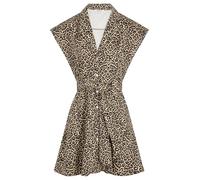 Vestido corto vaquero multicolor mujer 36