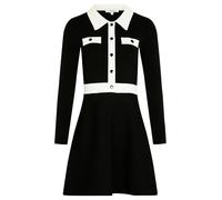 Morgan 251-rmava Vestido, Negro/Off White, L para Mujer