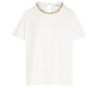 Morgan 252-dany Camisetas de Manga Corta, Off White M, L para Mujer