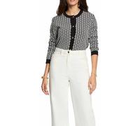 Morgan 252-msixta Chaleco, Negro/Off White, XS para Mujer