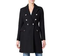 MORGAN - Abrigo largo de lana para mujer, talla 40, Negro, 40