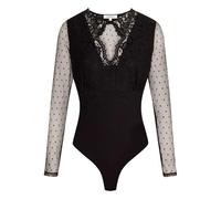 Morgan Body Manga Larga, Negro, XS