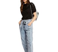 Morgan Camiseta manga corta bordada Negro L