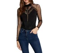 Morgan Camiseta manga larga con plumeti Negro S