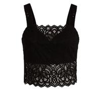 Morgan Camiseta sin Mangas, Negro M, S