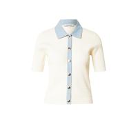 Morgan Cárdigan marfil / azul cielo S marfil / azul cielo