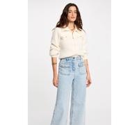 Morgan Pull - Chaqueta con Cuello, Marfil, L