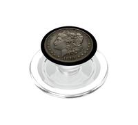 Morgan Dollar 1879 Monedas Numismática USA Coinage PopSockets PopGrip para MagSafe