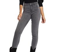 Morgan Jean Slim Pom Jeans, Gris, T34 para Mujer