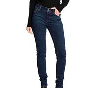 Morgan Jeans Slim Taille Standard À Poches Pom, Pantalones Casuales Mujer, Azul Oscuro, T34
