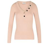 Morgan Jersey Cuello V con Pata Botones fantasía, peonía, M