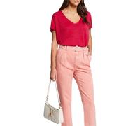 Morgan Jersey escote en V manga corta Buganvilla S