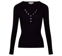 Morgan Jersey manga larga con botones Azul Marino XL