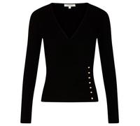 Morgan Jersey manga larga con escote cruzado Negro M
