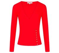 Morgan Jersey manga larga con escote cruzado Rojo M