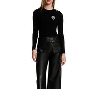 Morgan - Jersey para Mujer, Negro M, L