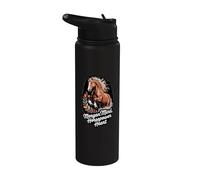 Morgan mente, corazón de caballos de fuerza Stainless Steel Insulated Water Bottle