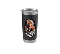 Morgan mente, corazón de caballos de fuerza Vaso térmico de acero inoxidable de doble pared