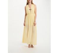 Morgan Morgan - Vestido largo recto. Amarillo Talla 36