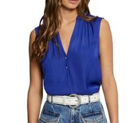 Morgan ONONI Blusa Mujer Azul Royal 241, azul, 34