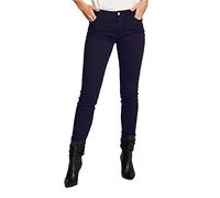 Morgan Pantalón skinny talle bajo Azul 42