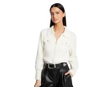 Morgan Pull - Chaqueta con Cuello, Marfil, S