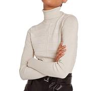 Morgan Pull Manche Longue Col Roulé Lurex Mentosa Suéter Mujer