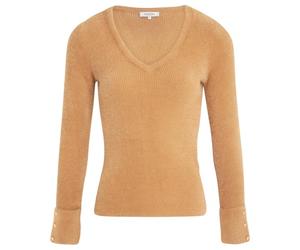 Morgan Suéter Grande - Cuello en V, peonía, XS