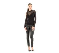 Morgan T- Camisetas de Manga Corta para Mujer, Negro, XS
