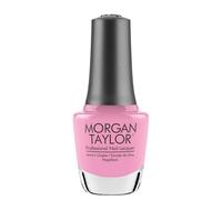 Morgan Taylor Lacas de uas (Go Girl) esmalte de uas de uas de color rosa fuerte, esmalte de uas de uas duraderos duraderos.