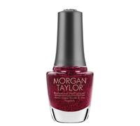 Morgan Taylor Lacquer (Good Gossip) Red Professional Lacquer Vibrant Vibrant Drying Long-Drying High-Swine Perfecto para manicuras y pedicura 0.5 onz
