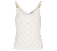 Morgan Top punto con adornos de metal Blanco TG