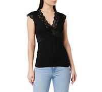 Morgan Top tirantes anchos con encaje Negro S